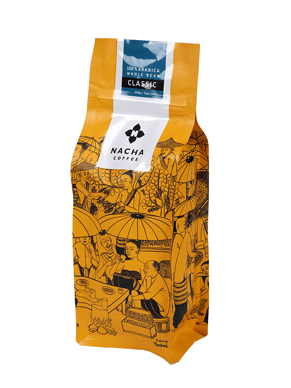 Plastic verpakkingstas van voedingskwaliteit met ritssluiting;