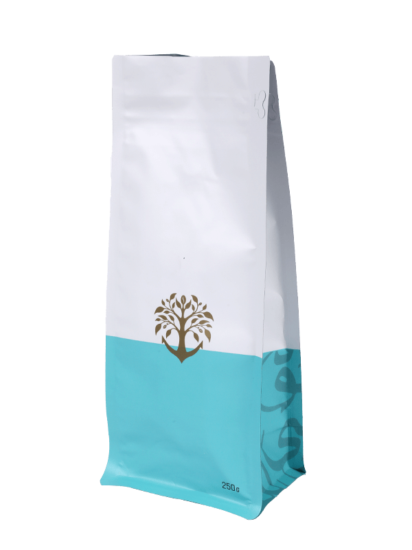 Verpakkingstas met matte afwerking voor voedselverpakking met ritssluiting