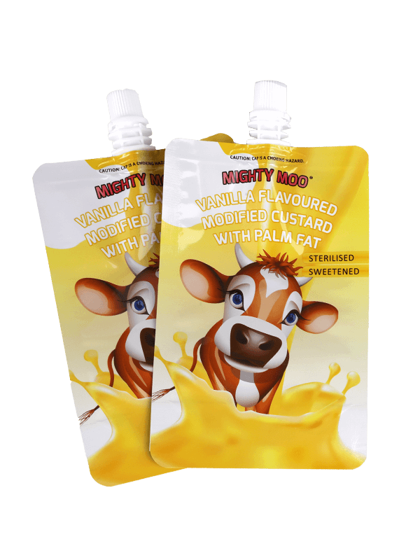 Zak met uitloop voor kookmelk op hoge temperatuur