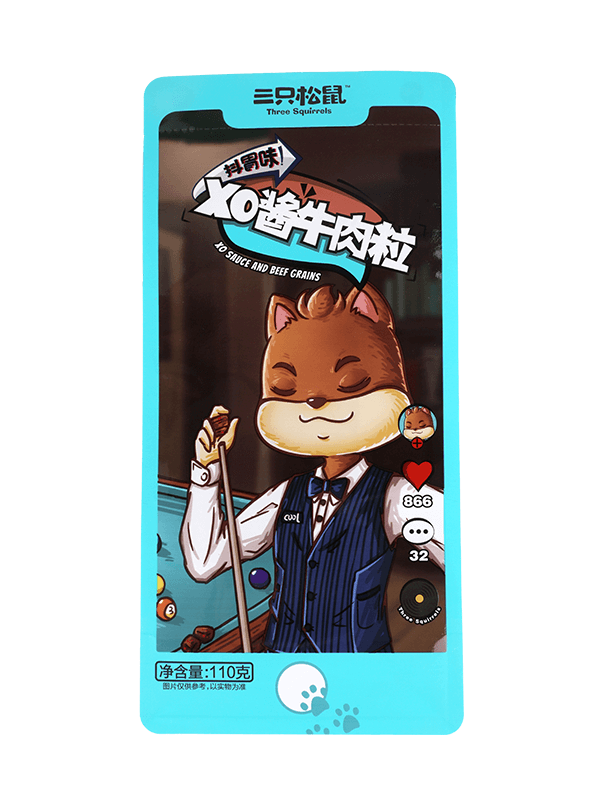 Nieuw design plastic zak met op maat gemaakte bedrukking voor snackverpakkingen